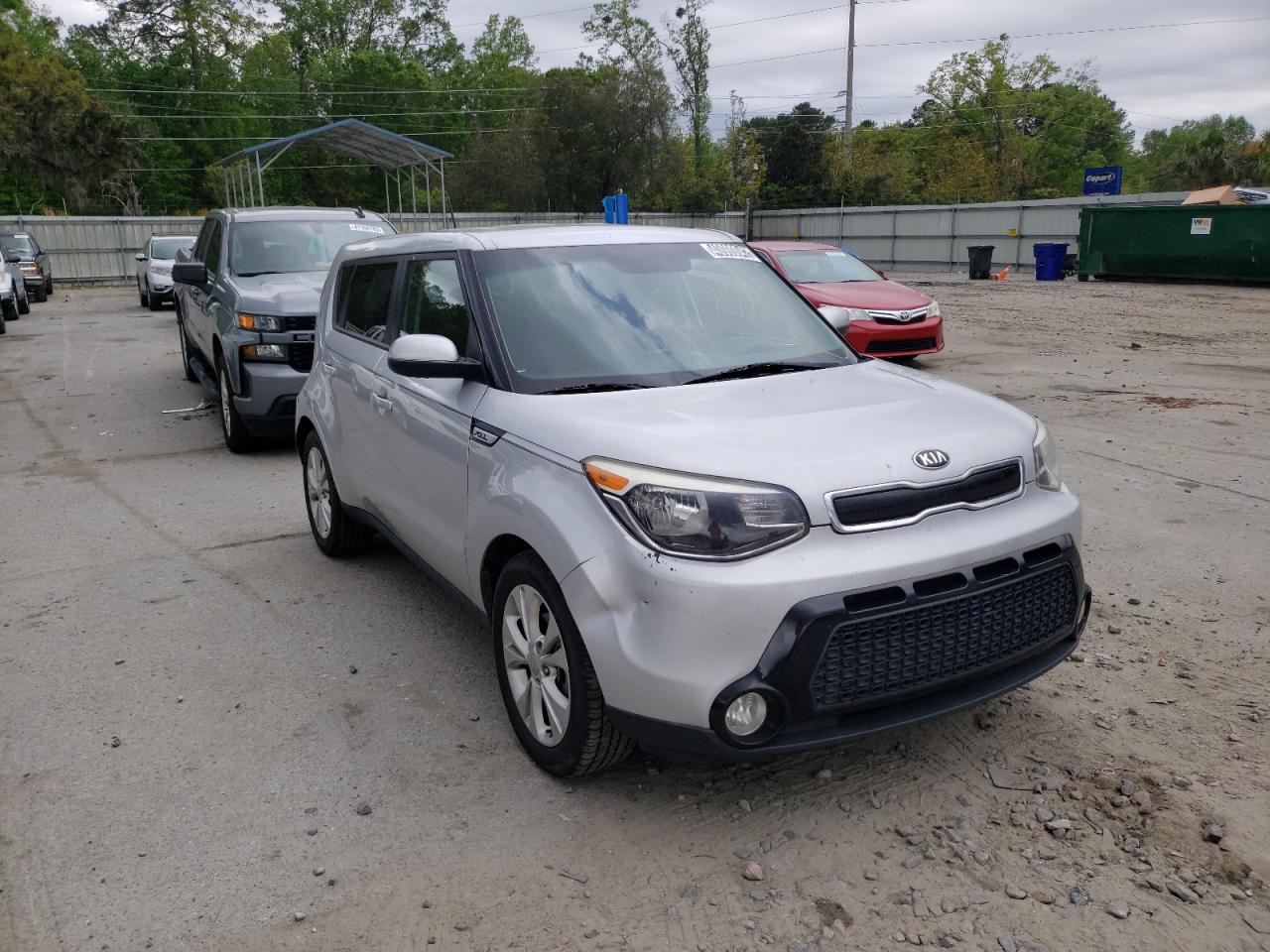 KIA SOUL + 2016 with VIN KNDJP3A51G7824120 - Photo from auction