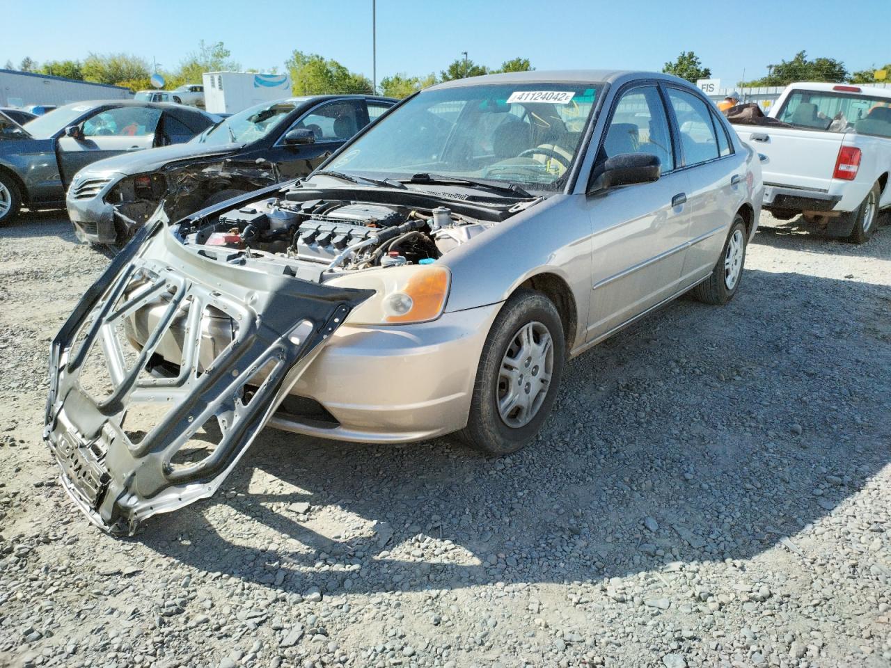 Photo 2 from auction – 2001 HONDA CIVIC LX with VIN JHMES16581S010434