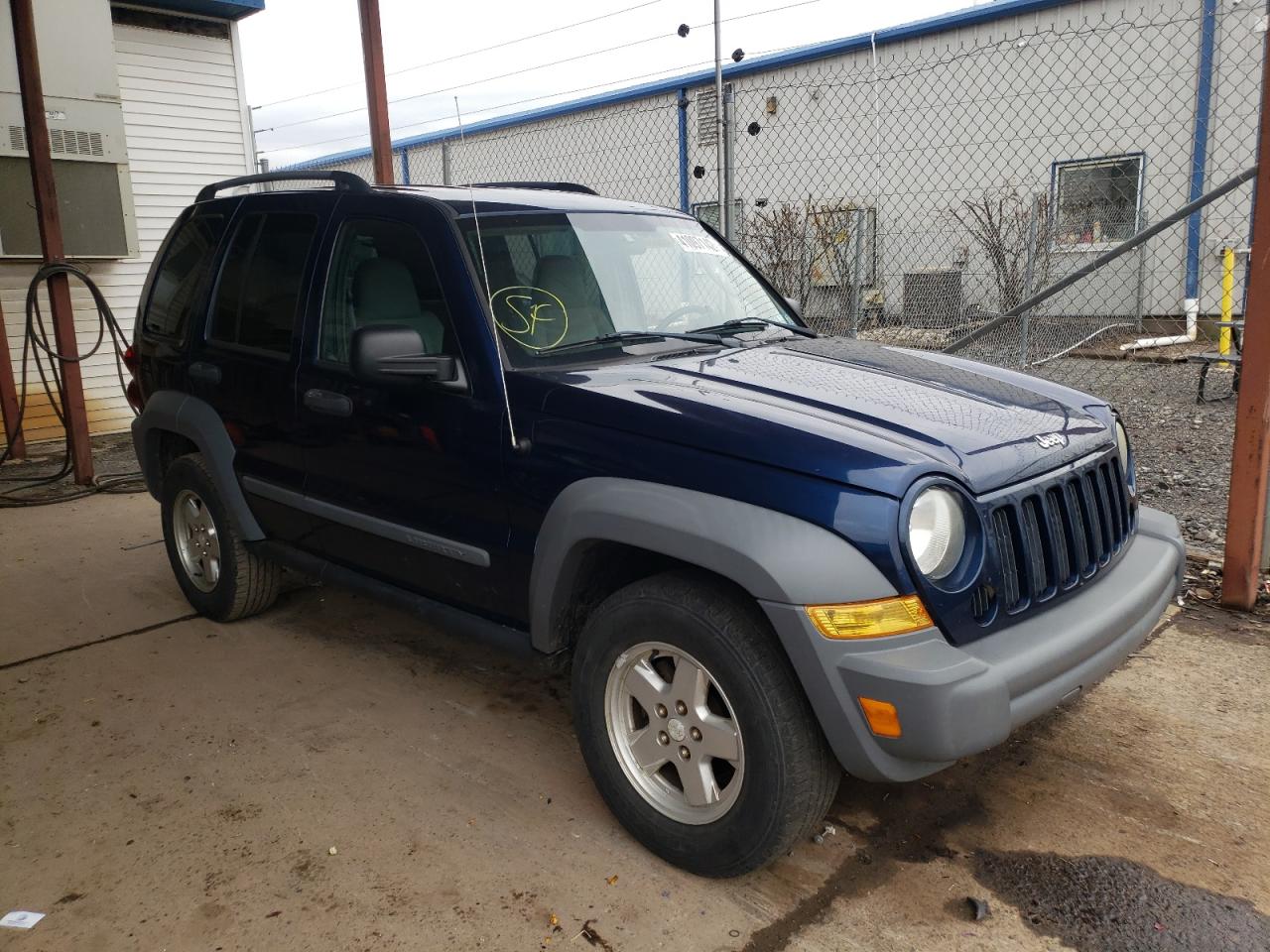 JEEP LIBERTY SP 2005 with VIN 1J4GL48K55W589595 - Photo from auction