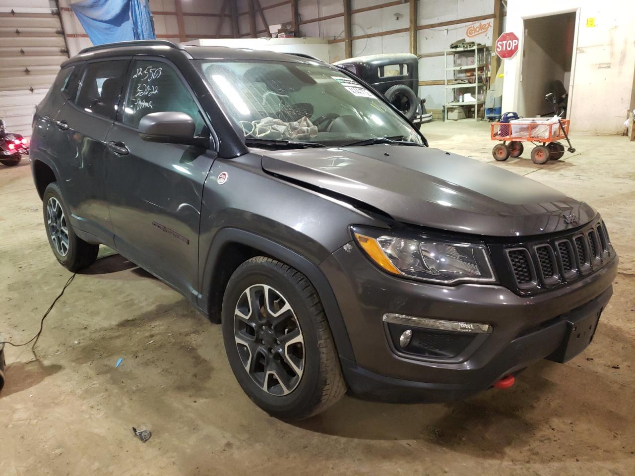 JEEP COMPASS TR 2020 with VIN 3C4NJDDB7LT123632 - Photo from auction