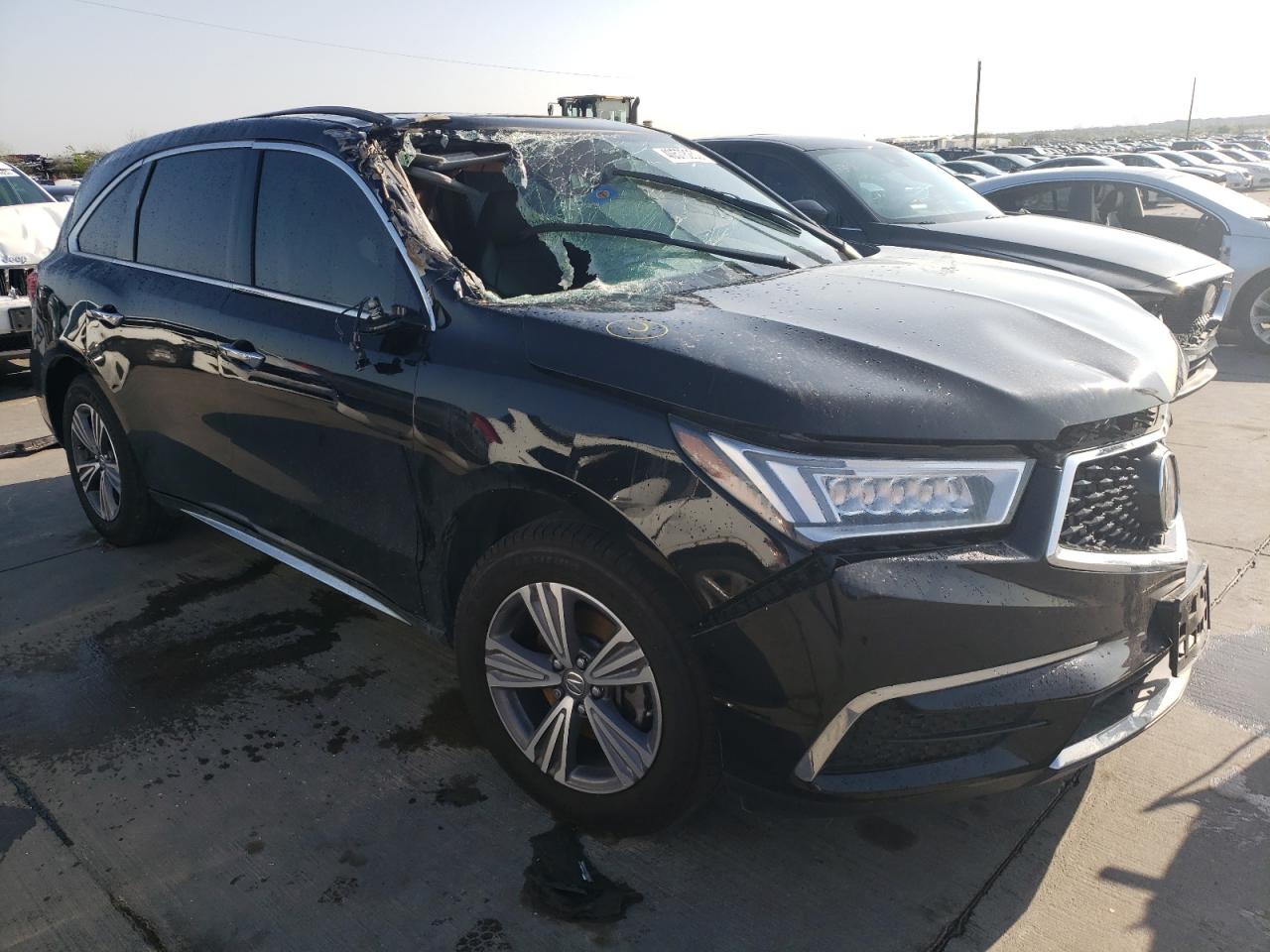ACURA MDX 2019 with VIN 5J8YD3H32KL012483 - Photo from auction
