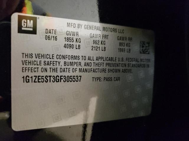 Photo 10 from auction – 2016 CHEVROLET MALIBU LT with VIN 1G1ZE5ST3GF305537