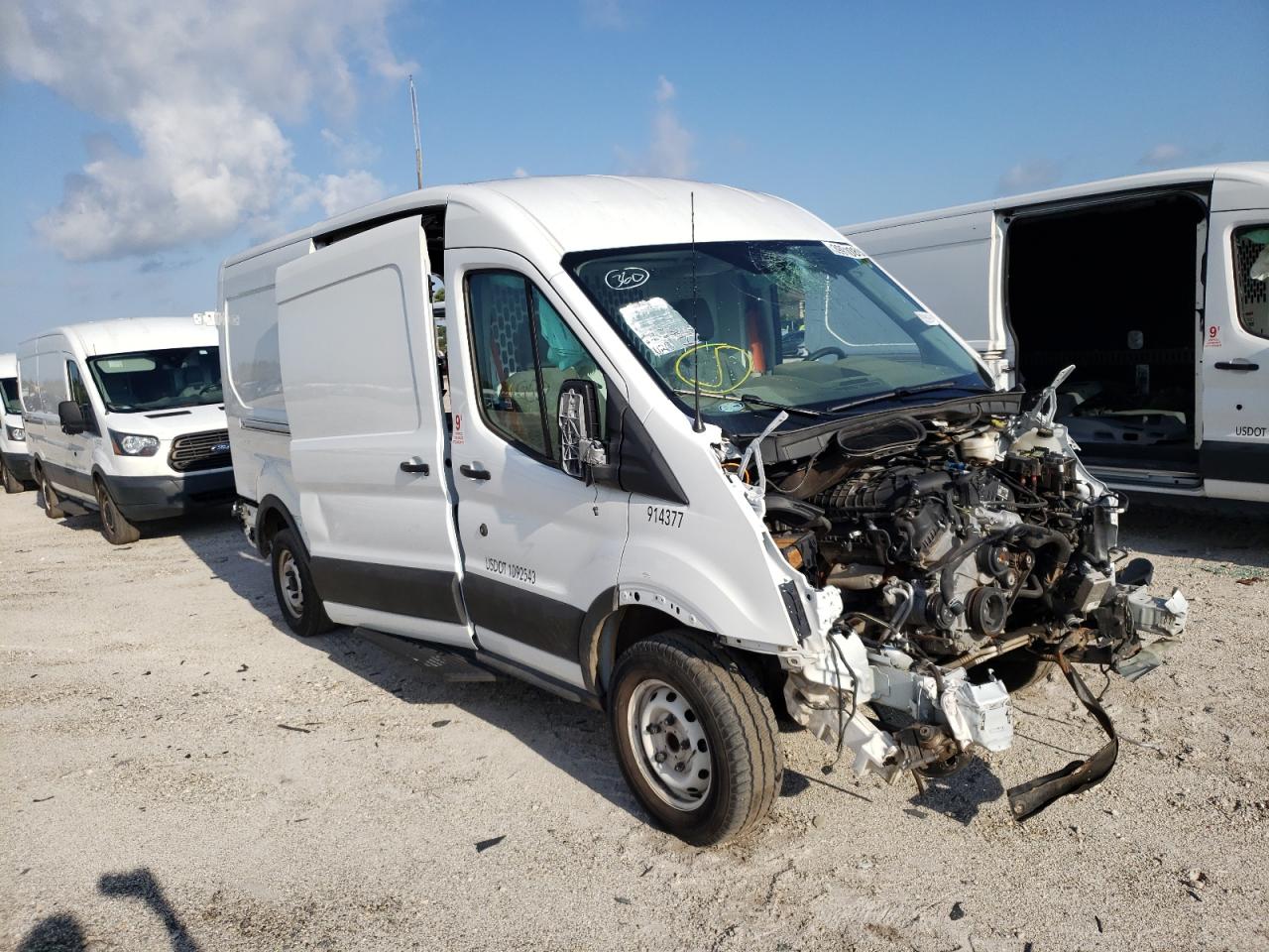 FORD TRANSIT T- 2019 with VIN 1FTYE2CM5KKB49509 - Photo from auction
