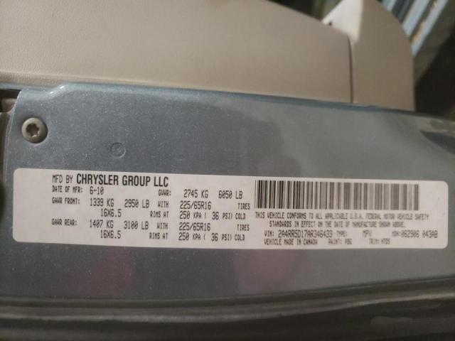 Photo 10 from auction – 2010 CHRYSLER TOWN & COU with VIN 2A4RR5D17AR346433