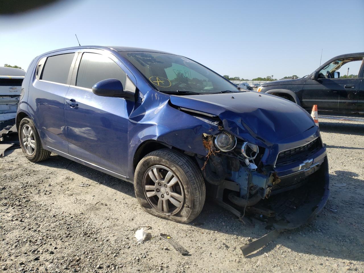 CHEVROLET SONIC LT 2014 with VIN 1G1JD6SB9E4115313 - Photo from auction