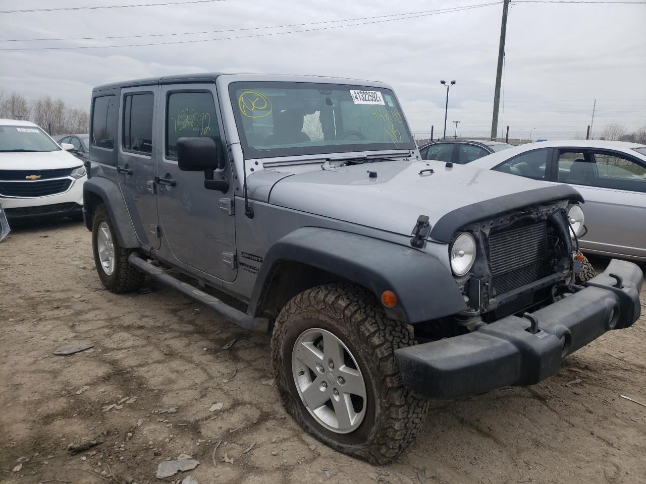 JEEP WRANGLER U 2015 with VIN 1C4BJWDGXFL746110 - Photo from auction