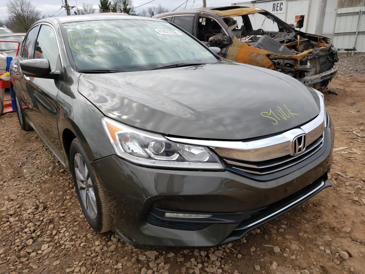 HONDA ACCORD LX 2014 with VIN 1HGCR2F31EA288680 - Photo from auction