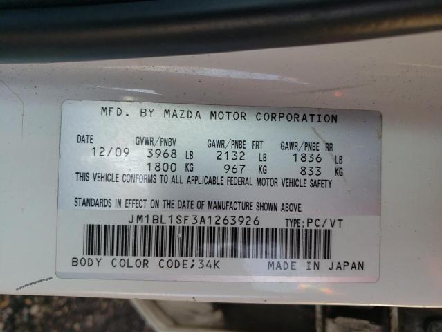 Photo 10 from auction – 2010 MAZDA 3 I with VIN JM1BL1SF3A1263926
