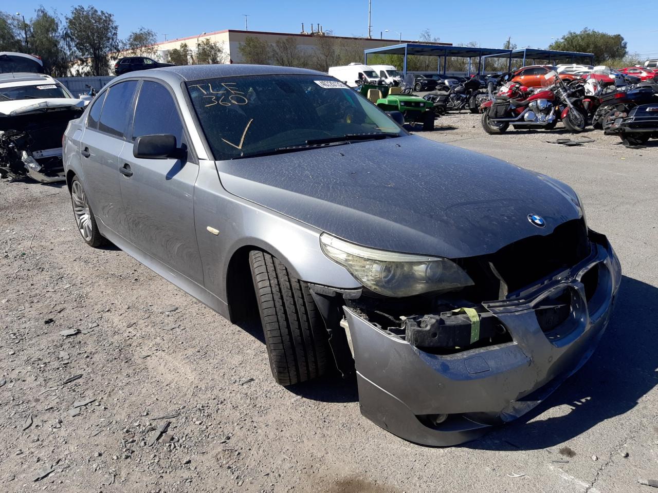 BMW 550 I 2008 with VIN WBANW53508CT48705 - Photo from auction