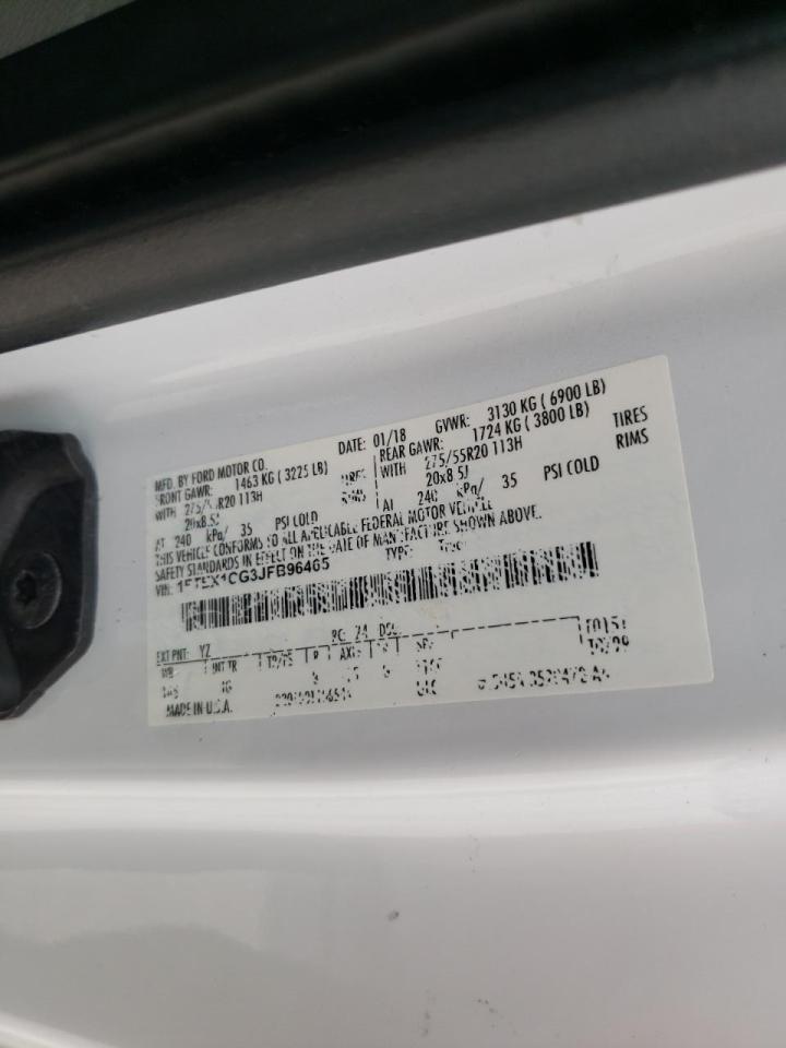 Photo 10 from auction – 2018 FORD F150 SUPER with VIN 1FTEX1CG3JFB96465