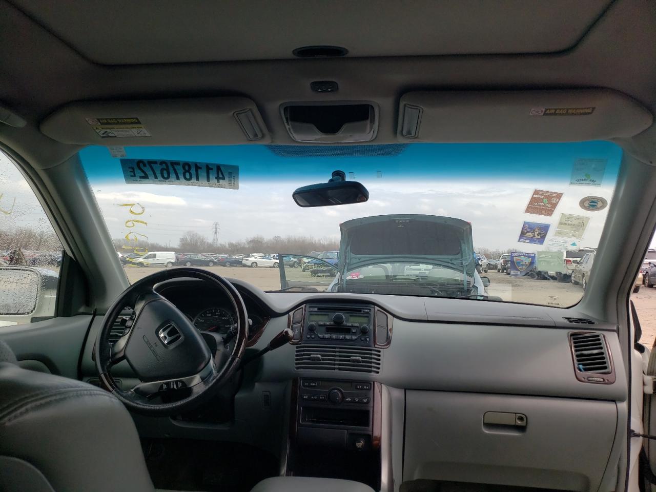 Photo 9 from auction – 2003 HONDA PILOT EXL with VIN 2HKYF18593H508840