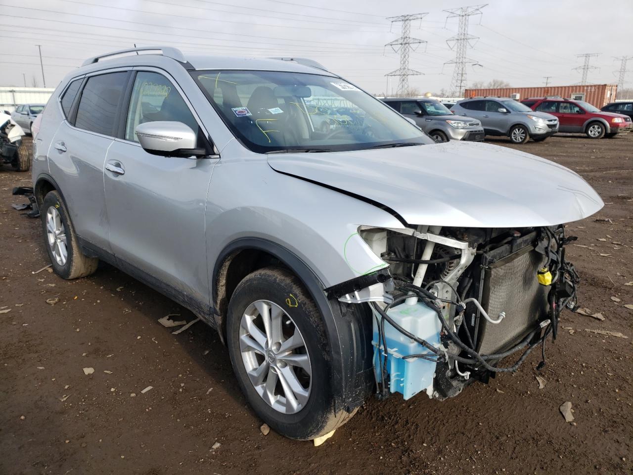 NISSAN ROGUE S 2015 with VIN KNMAT2MV6FP519714 - Photo from auction