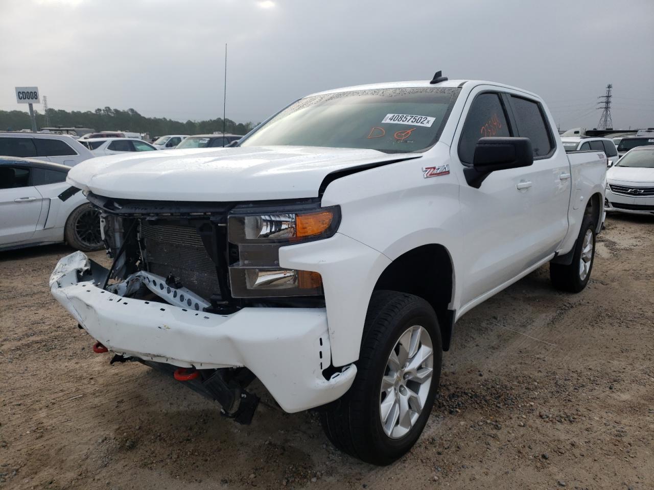 Photo 2 from auction – 2021 CHEVROLET SILVERADO with VIN 1GCPYCEF6MZ300679