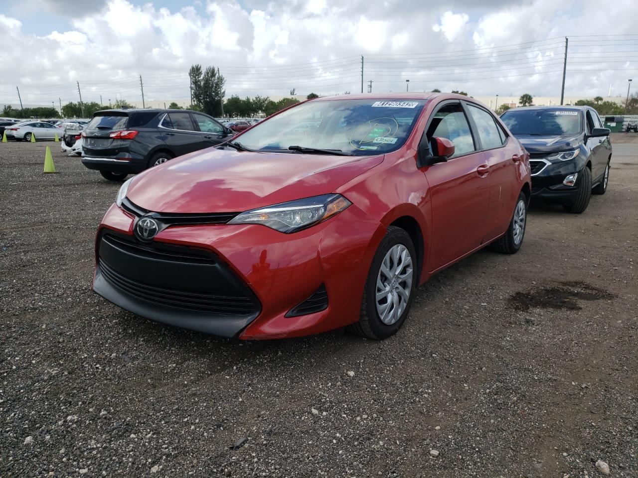 Photo 2 from auction – 2019 TOYOTA COROLLA L with VIN 5YFBURHE9KP897541