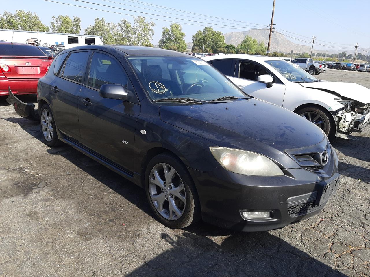 MAZDA 3 HATCHBAC 2008 with VIN JM1BK344X81130780 - Photo from auction