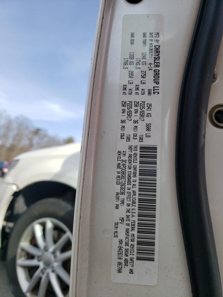 Photo 10 from auction – 2014 DODGE JOURNEY SX with VIN 3C4PDDBG6ET263236