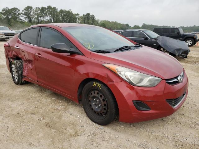 HYUNDAI ELANTRA GL 2012 with VIN KMHDH4AE8CU257945 - Photo from auction