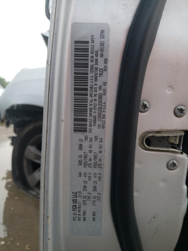 Photo 10 from auction – 2018 RAM 1500 SLT with VIN 1C6RR6GG8JS303883