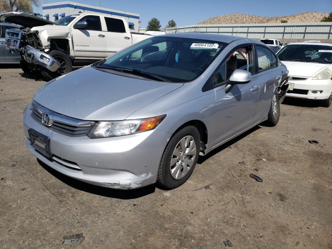 Photo 2 from auction – 2012 HONDA CIVIC LX with VIN 2HGFB2F55CH558592