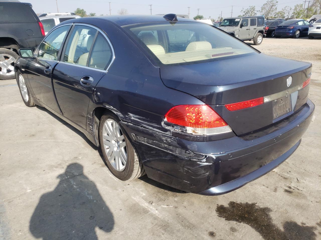 Photo 3 from auction – 2003 BMW 745 I with VIN WBAGL63413DP66174