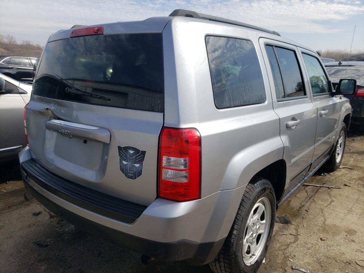 Photo 4 from auction – 2016 JEEP PATRIOT SP with VIN 1C4NJPBBXGD784653