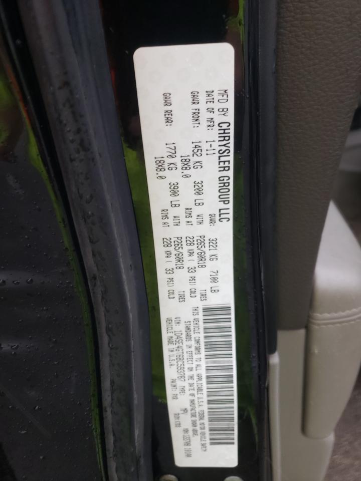 Photo 10 from auction – 2011 DODGE DURANGO CR with VIN 1D4SE4GT6BC593787