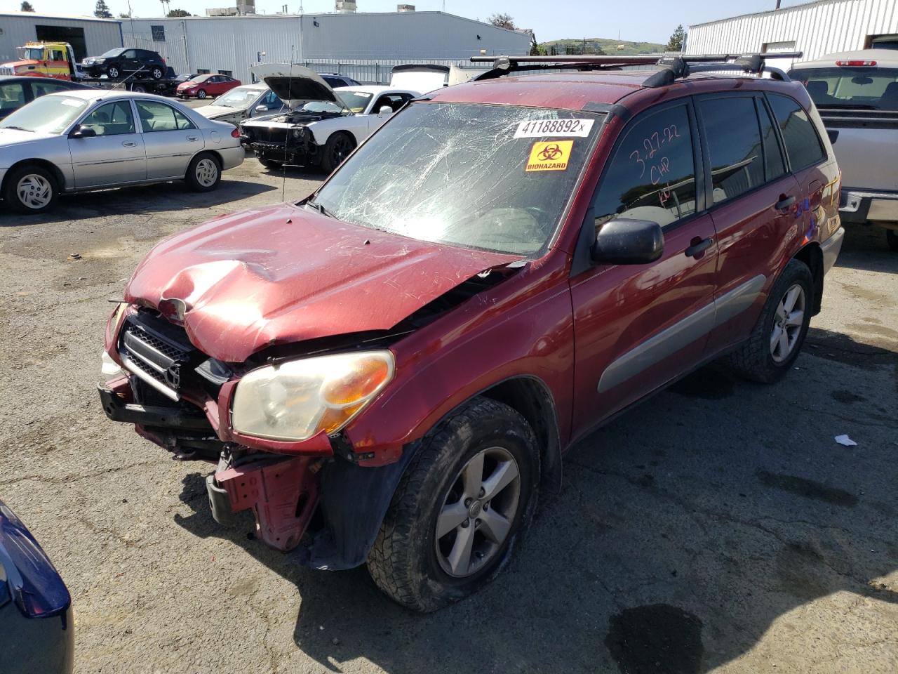 Photo 2 from auction – 2004 TOYOTA RAV4 with VIN JTEHD20V540016176