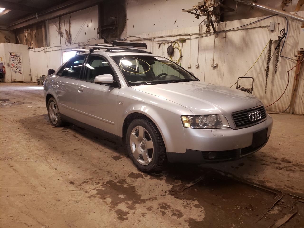 AUDI A4 2002 with VIN WAULC68E12A264653 - Photo from auction