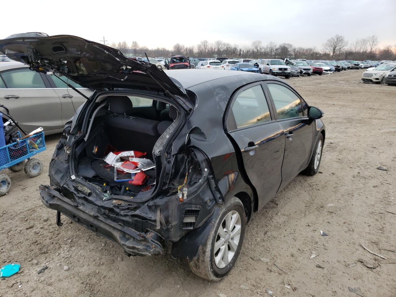Photo 4 from auction – 2013 KIA RIO EX with VIN KNADN5A3XD6185778