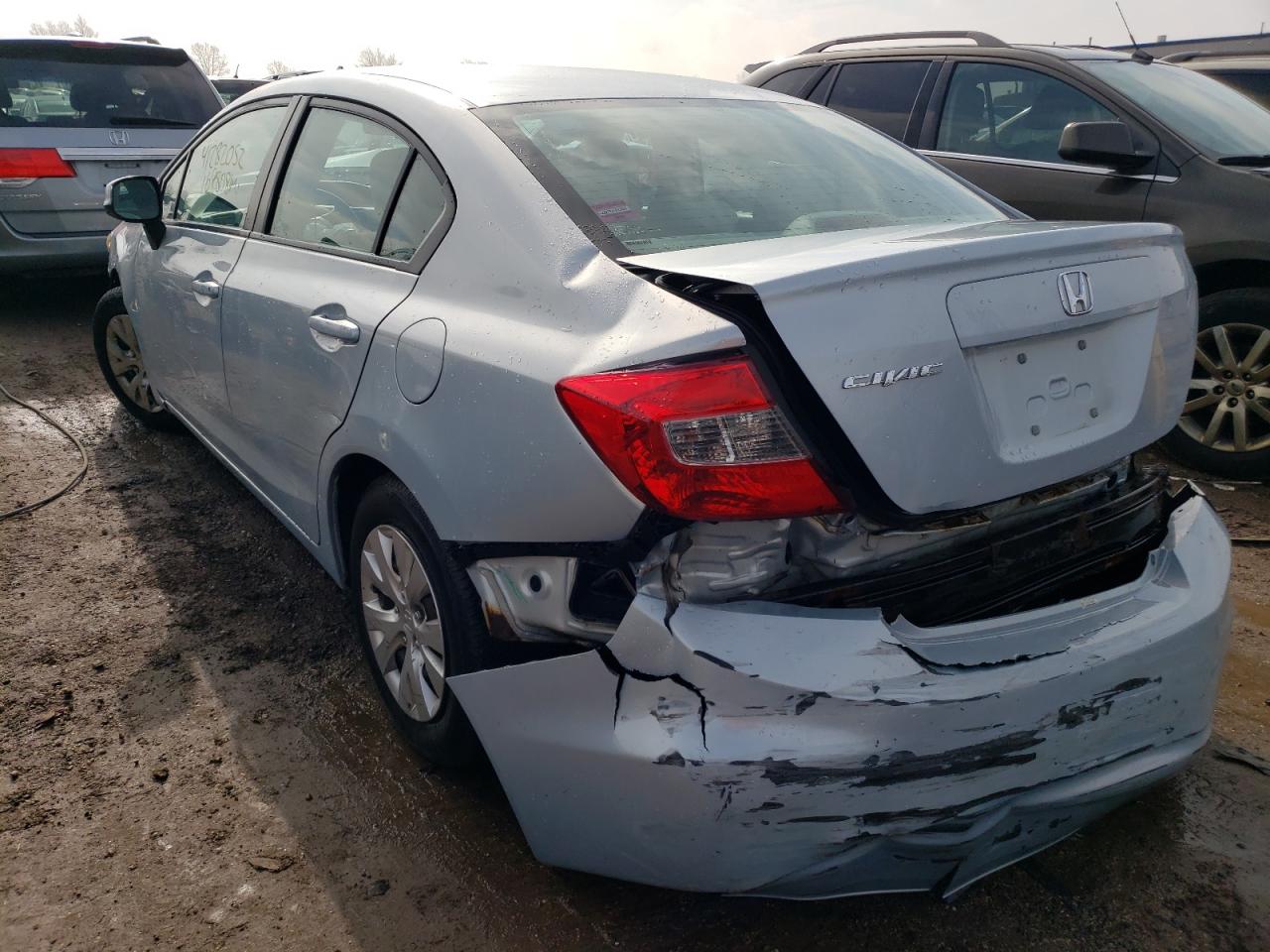 Photo 3 from auction – 2012 HONDA CIVIC LX with VIN 19XFB2F55CE007010