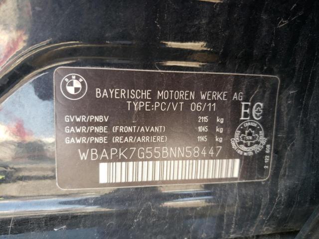 Photo 10 from auction – 2011 BMW 328 XI with VIN WBAPK7G55BNN58447