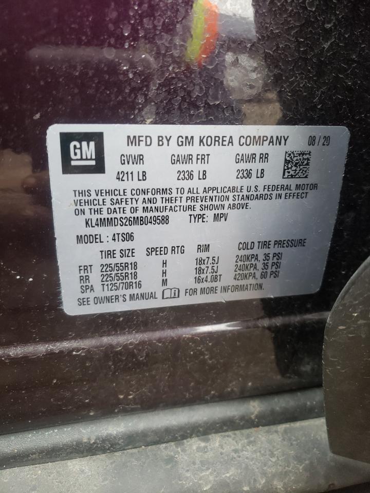 Photo 10 from auction – 2021 BUICK ENCORE GX with VIN KL4MMDS26MB049588