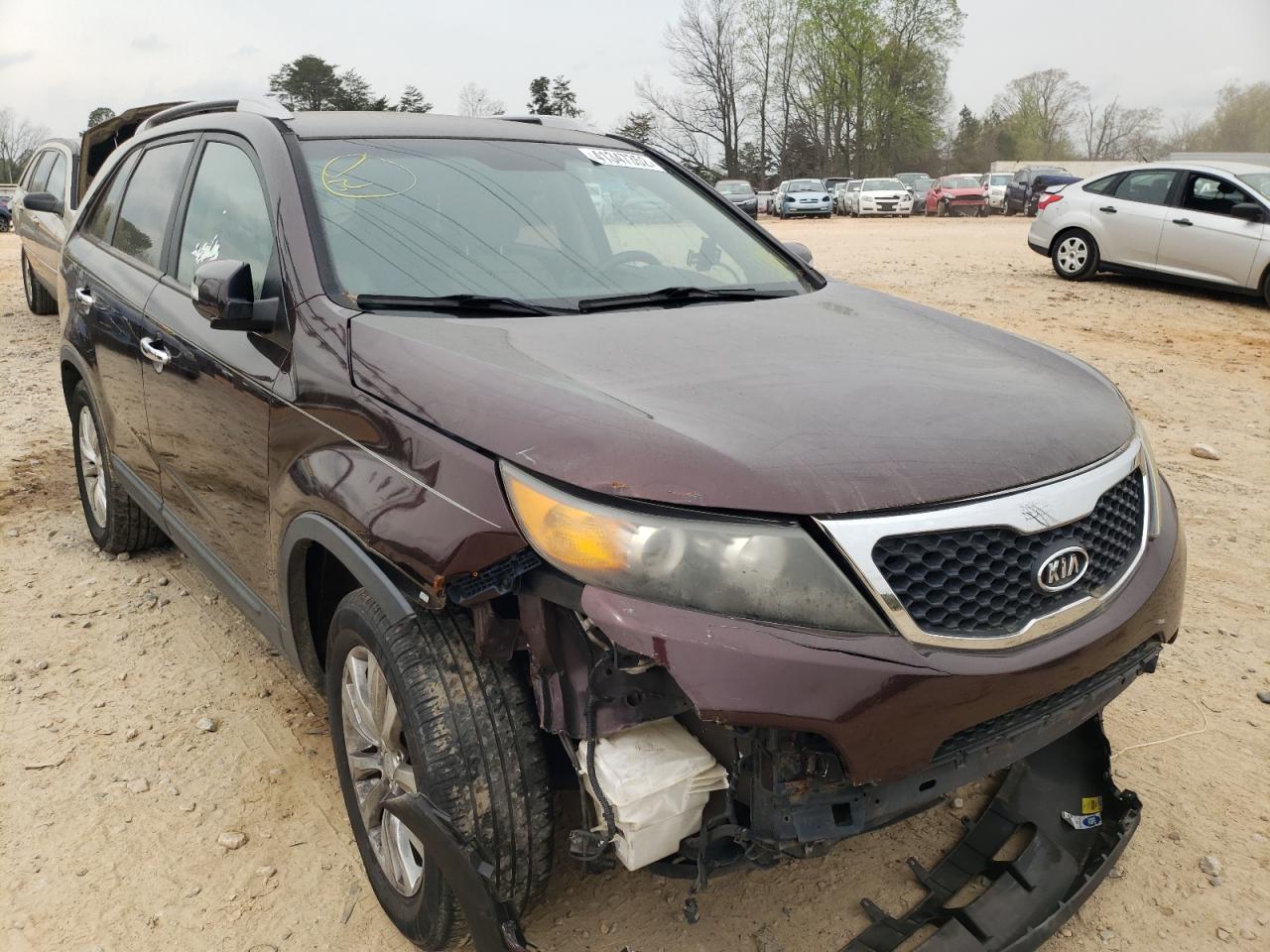 KIA SORENTO BA 2011 with VIN 5XYKT4A28BG156887 - Photo from auction