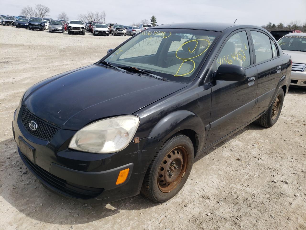 Photo 2 from auction – 2007 KIA RIO BASE with VIN KNADE123376251826