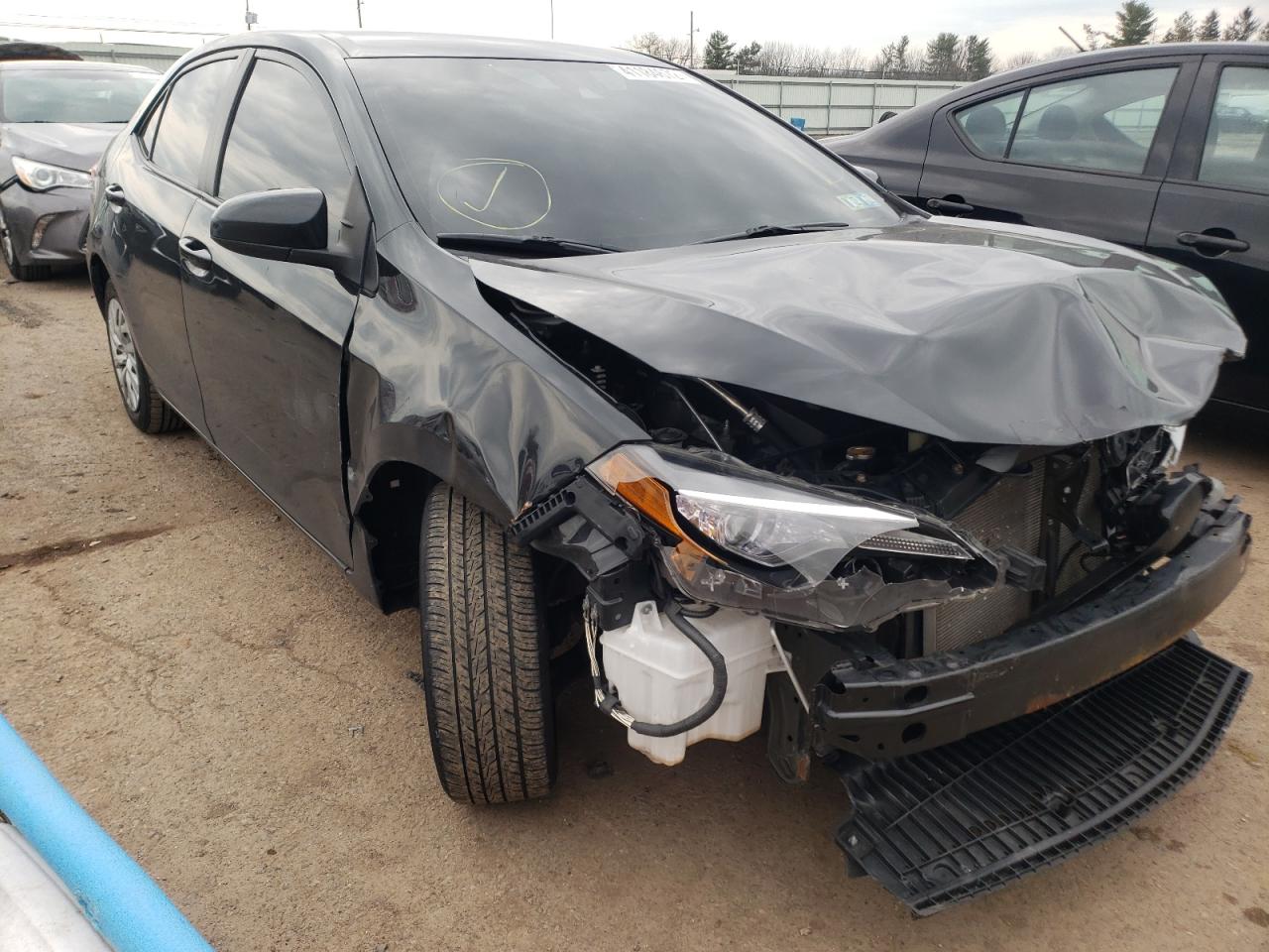TOYOTA COROLLA L 2017 with VIN 2T1BURHE0HC765549 - Photo from auction