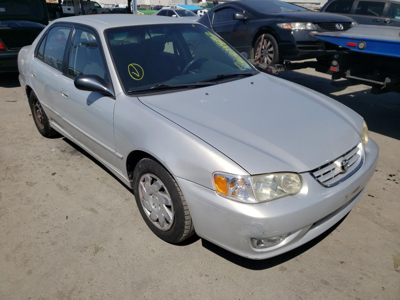 TOYOTA COROLLA CE 2001 with VIN 1NXBR12E61Z447063 - Photo from auction