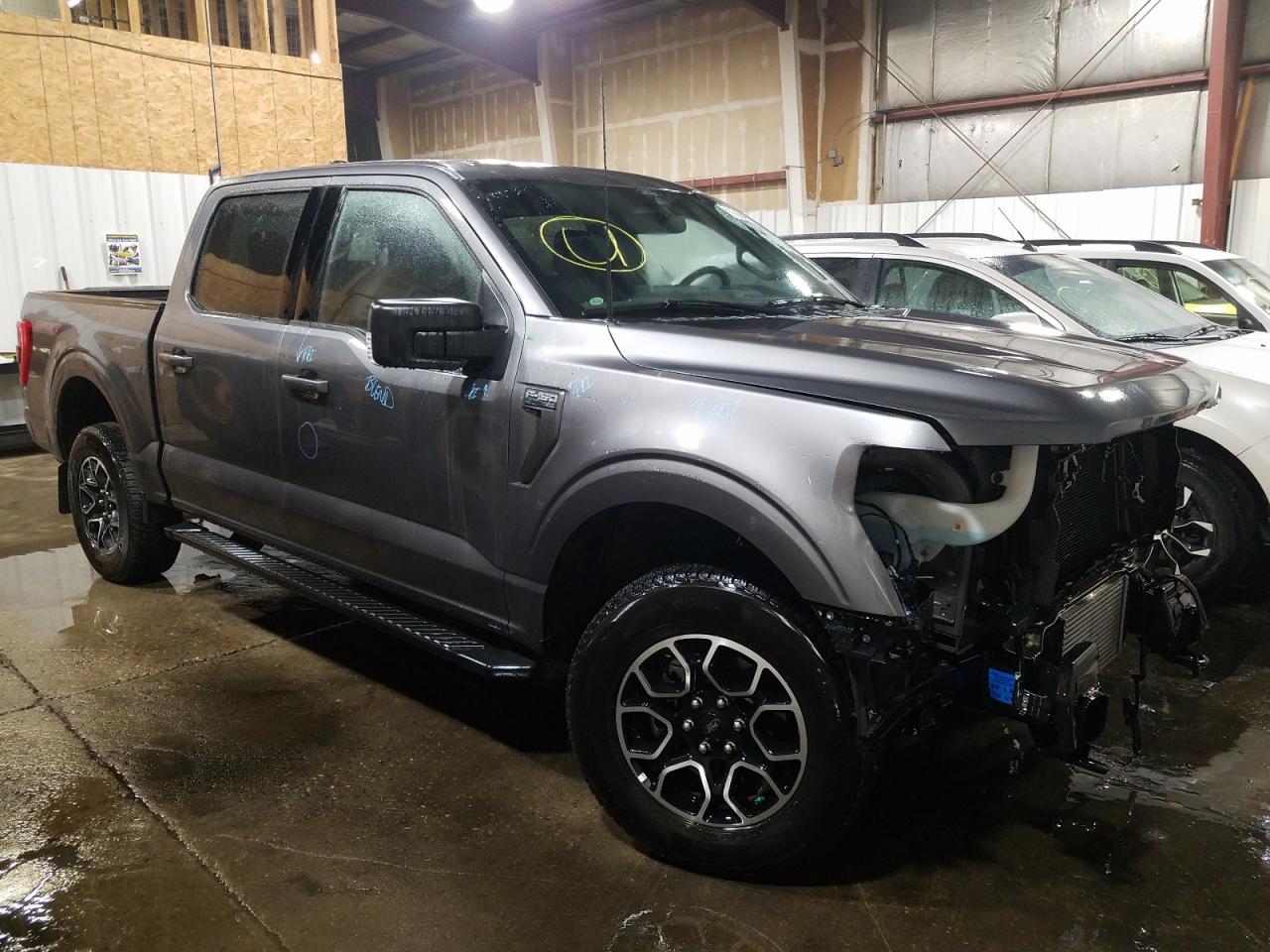 FORD F150 SUPER 2021 with VIN 1FTFW1E80MFB70116 - Photo from auction