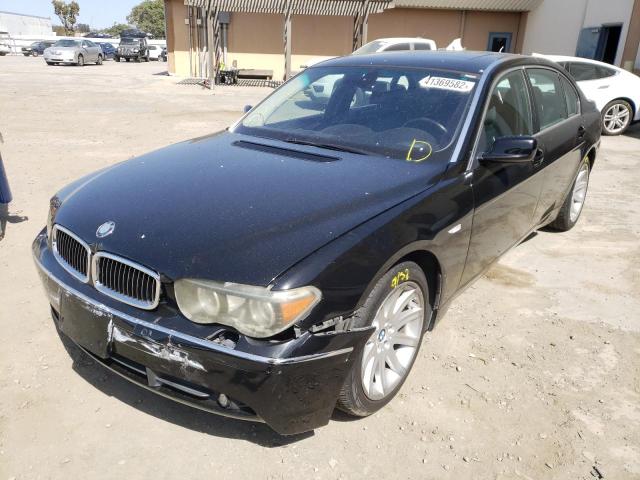 Photo 2 from auction – 2005 BMW 745 LI with VIN WBAGN63585DS58855