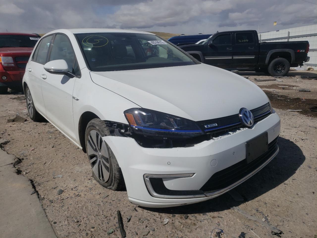VOLKSWAGEN E-GOLF SEL 2015 with VIN WVWPP7AU1FW908841 - Photo from auction