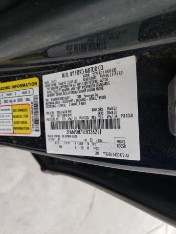 Photo 10 from auction – 2014 FORD FUSION SE with VIN 3FA6P0H71ER236211