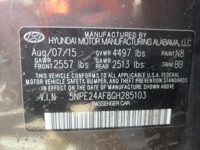 Photo 10 from auction – 2016 HYUNDAI SONATA SE with VIN 5NPE24AF8GH285103