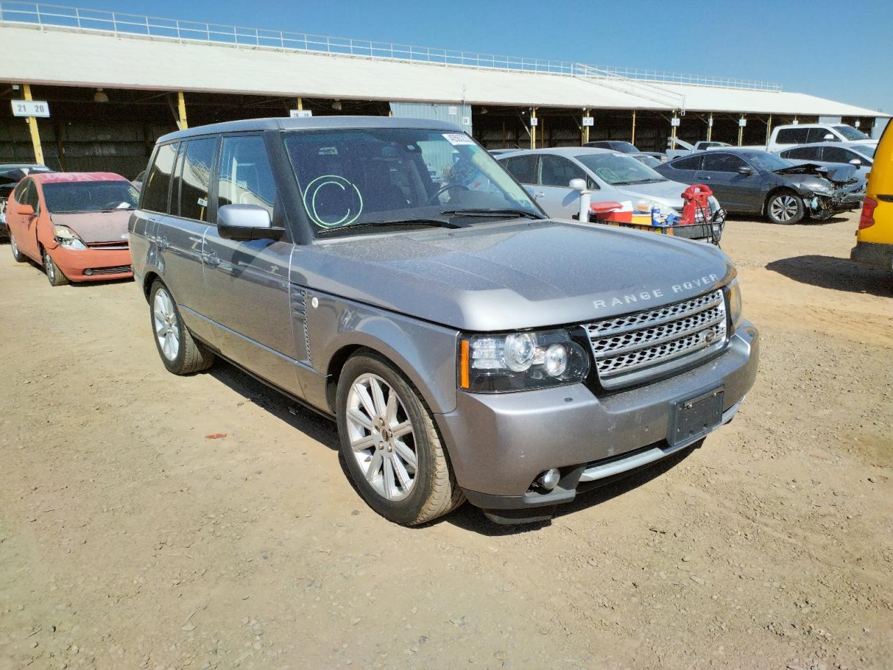 LAND ROVER RANGE ROVE 2012 with VIN SALMF1E48CA361582 - Photo from auction