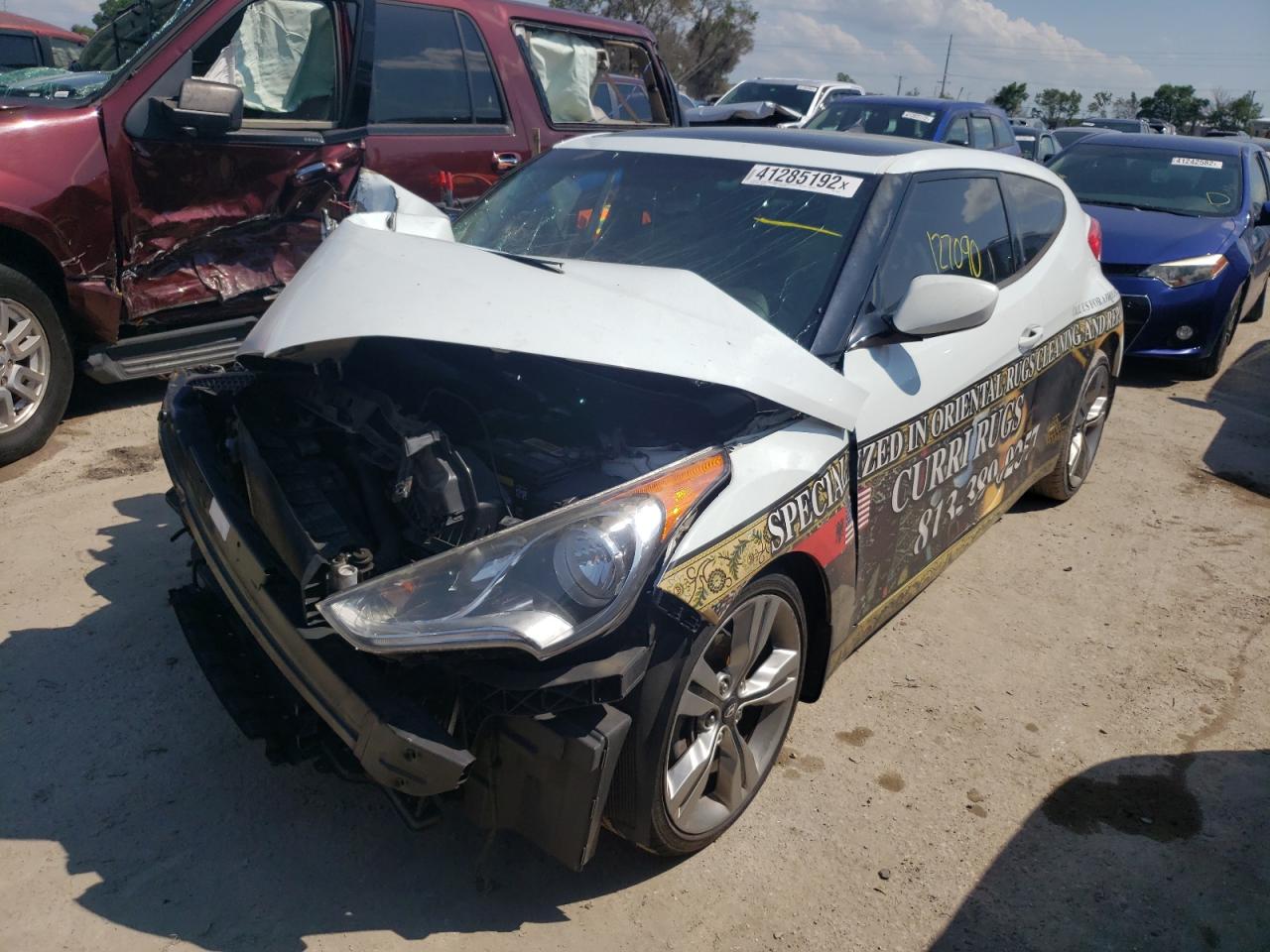 Photo 2 from auction – 2013 HYUNDAI VELOSTER with VIN KMHTC6AD5DU107497