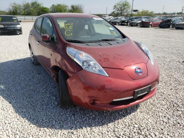 NISSAN LEAF S 2015 with VIN 1N4AZ0CP8FC317847 - Photo from auction