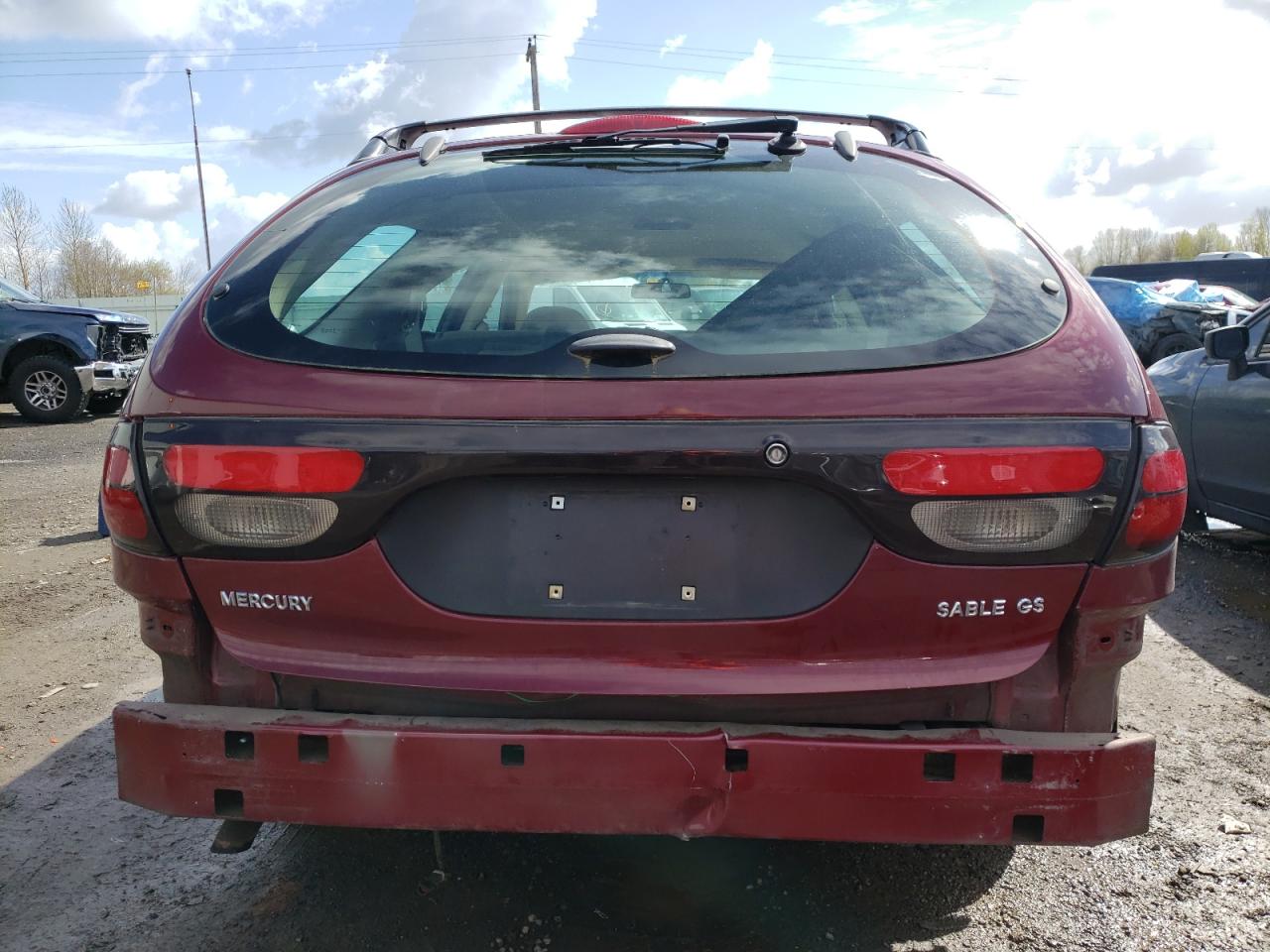 Photo 9 from auction – 2004 MERCURY SABLE GS with VIN 1MEHM58U14A615604