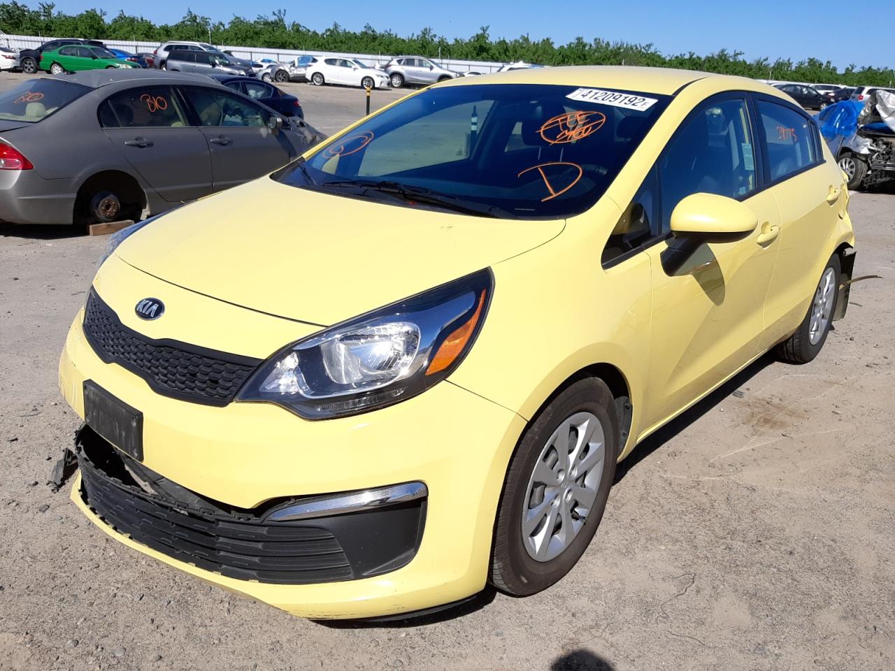 Photo 2 from auction – 2016 KIA RIO LX with VIN KNADM4A31G6669498