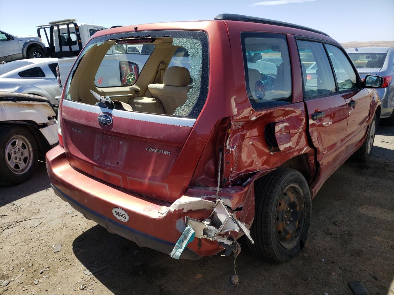 Photo 9 from auction – 2008 SUBARU FORESTER 2 with VIN JF1SG63608H717525