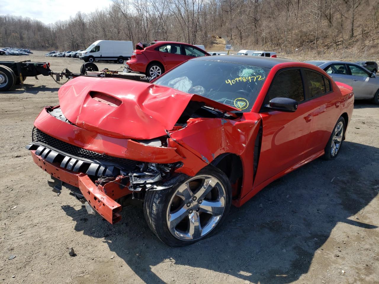 Foto 2 de la subasta – 2019 DODGE CHARGER R/ con VIN 2C3CDXCT7KH608360