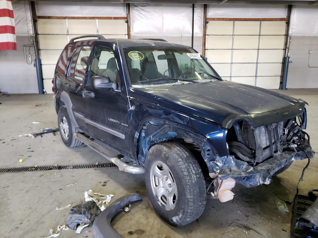 JEEP LIBERTY SP 2003 with VIN 1J4GL48K93W645826 - Photo from auction