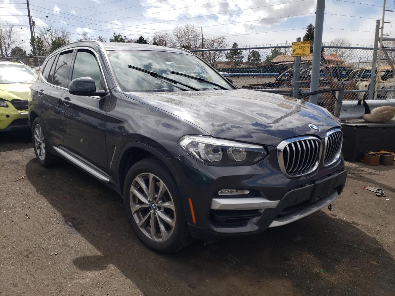BMW X3 XDRIVE3 2019 with VIN 5UXTR9C57KLE13325 - Photo from auction